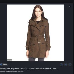 Burberry Brit Reymoore Trench Coat sz 4